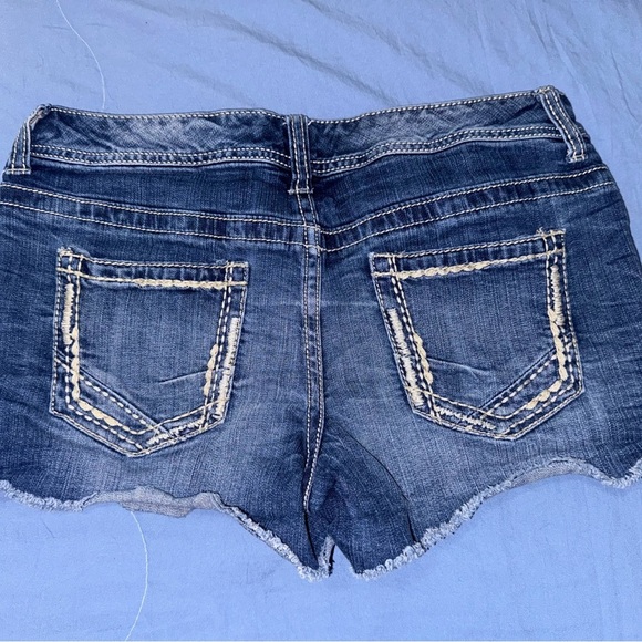 Women's Denim Shorts Blue - Picture 5 of 7
